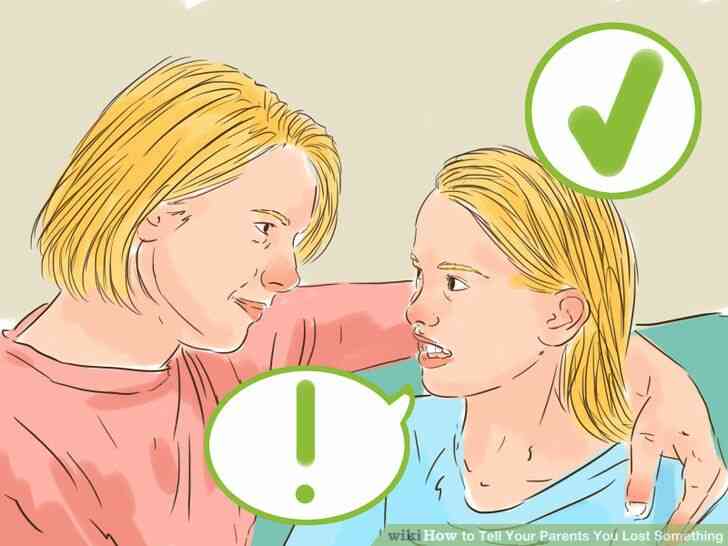 Image intitulée Dire à Vos Parents que Vous avez Perdu quelque Chose de l